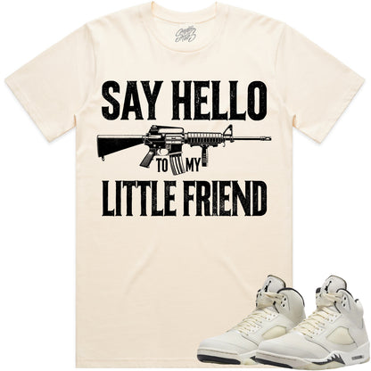 Sail 5s Shirt to Match - Jordan 5 Sneaker Tees - Little Friend