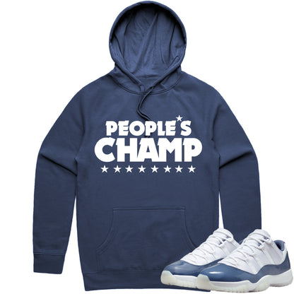 Jordan 11 Low Diffused Blue 11s Hoodie to Match - People Champ