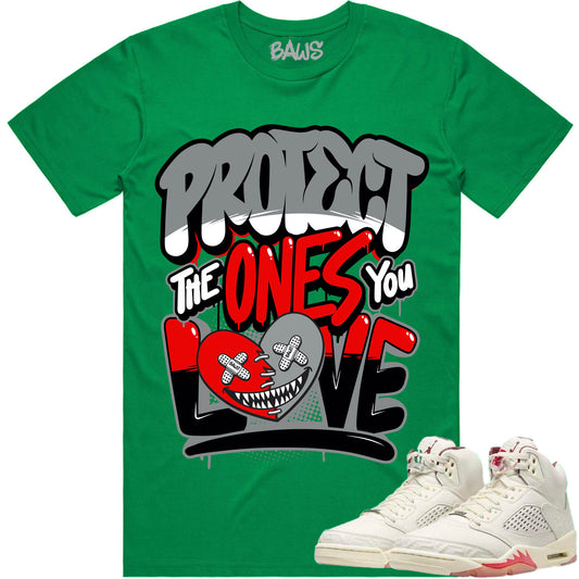 El Grito 5s Shirt to Match - Jordan 5 Sneaker Tees - Protect Baws