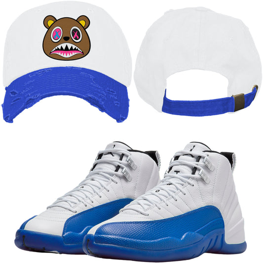 Jordan 12 Blueberry 12s Dad Hat to Match - Crazy Baws