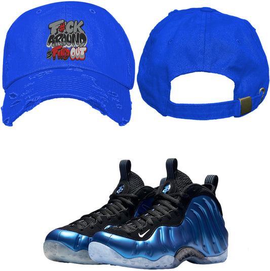 International Blue Foamposites Dad Hat to Match - F#ck