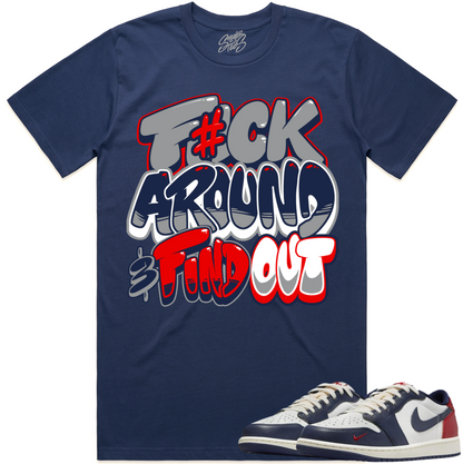 Jordan 1 Low Howard Sneaker Tees - Shirt to Match - F#ck