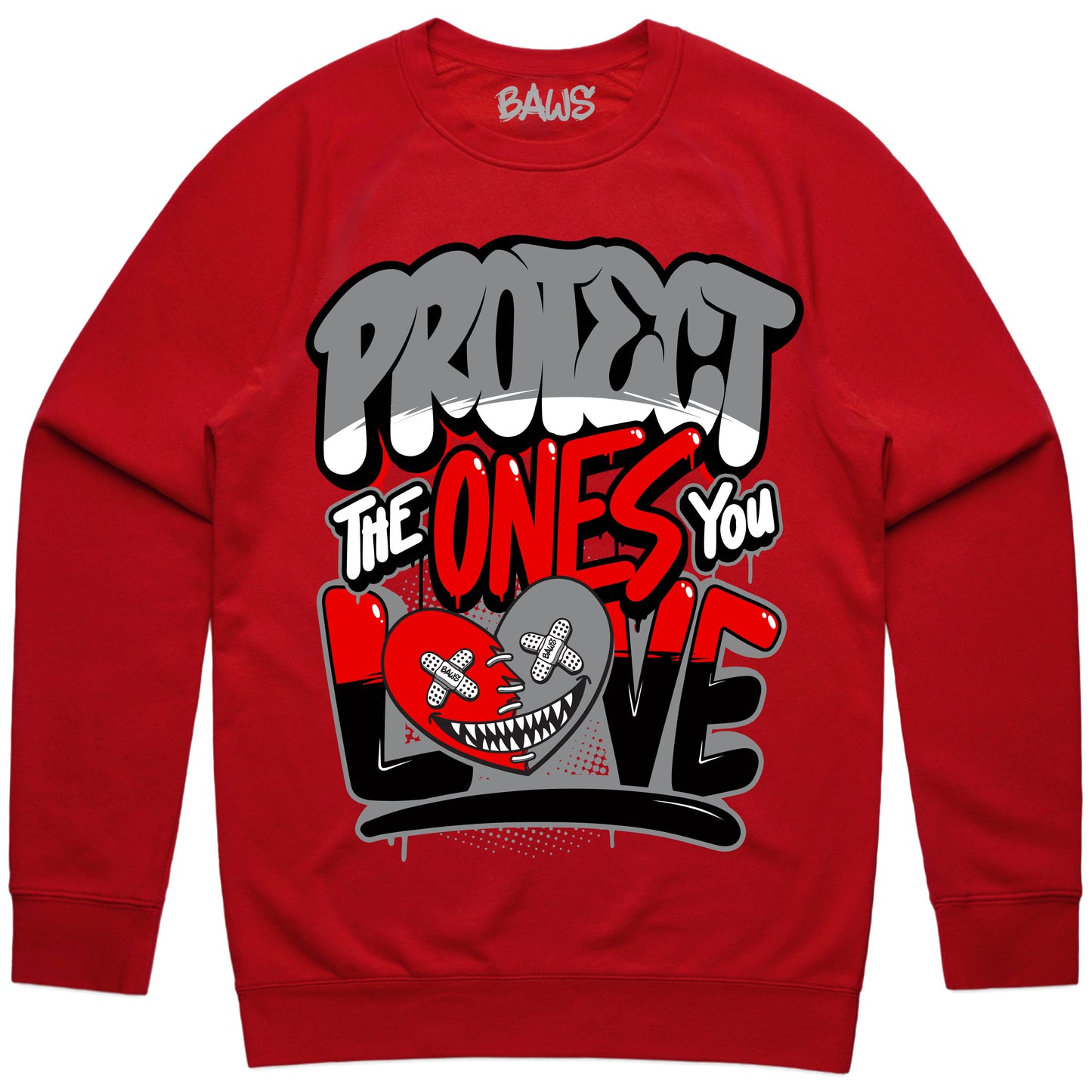 Valentines Day Sweater - Red - Protect Baws