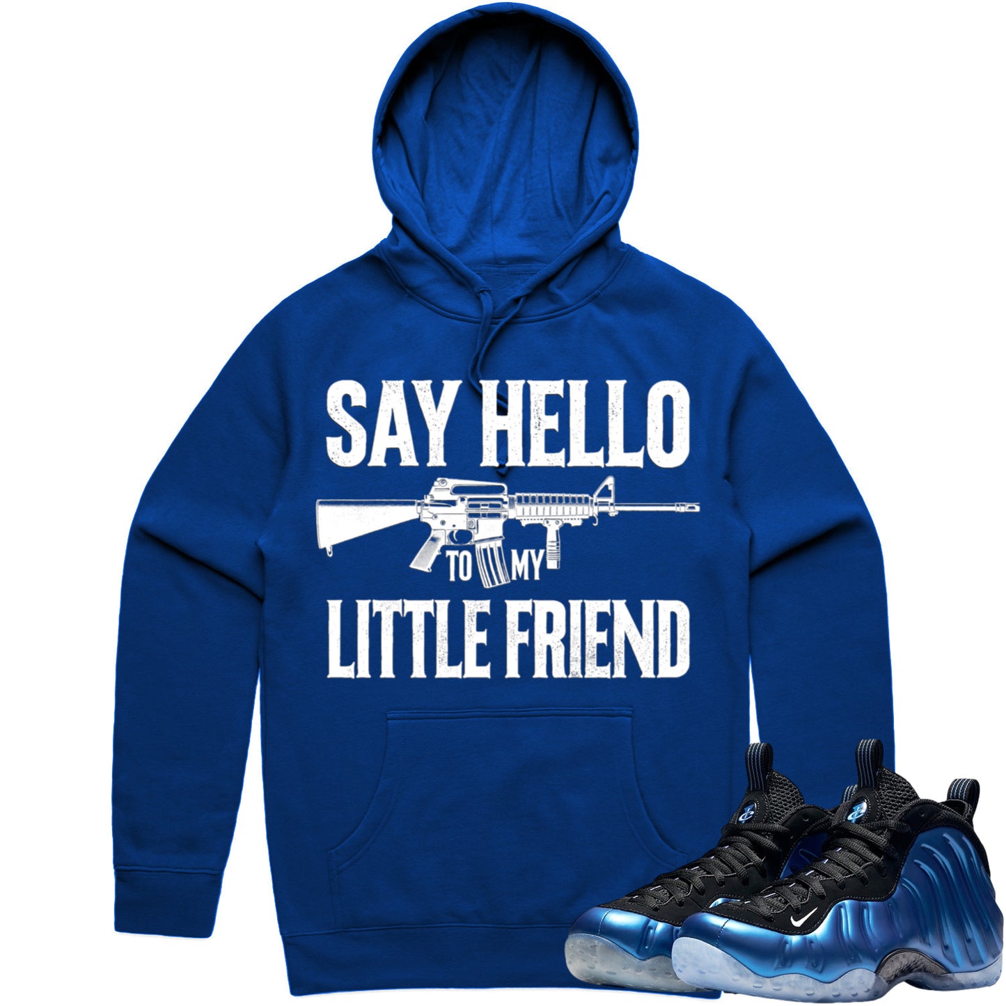 International Blue Foamposites Hoodie to Match - Little Friend