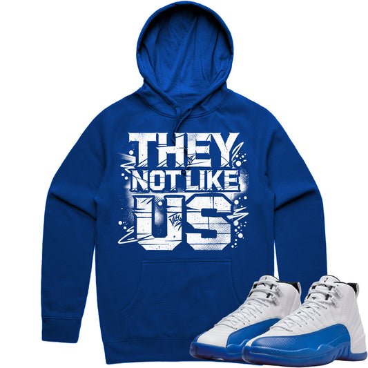 Blueberry 12s Hoodie to Match - Jordan 12 Sneaker Tees - TNLU