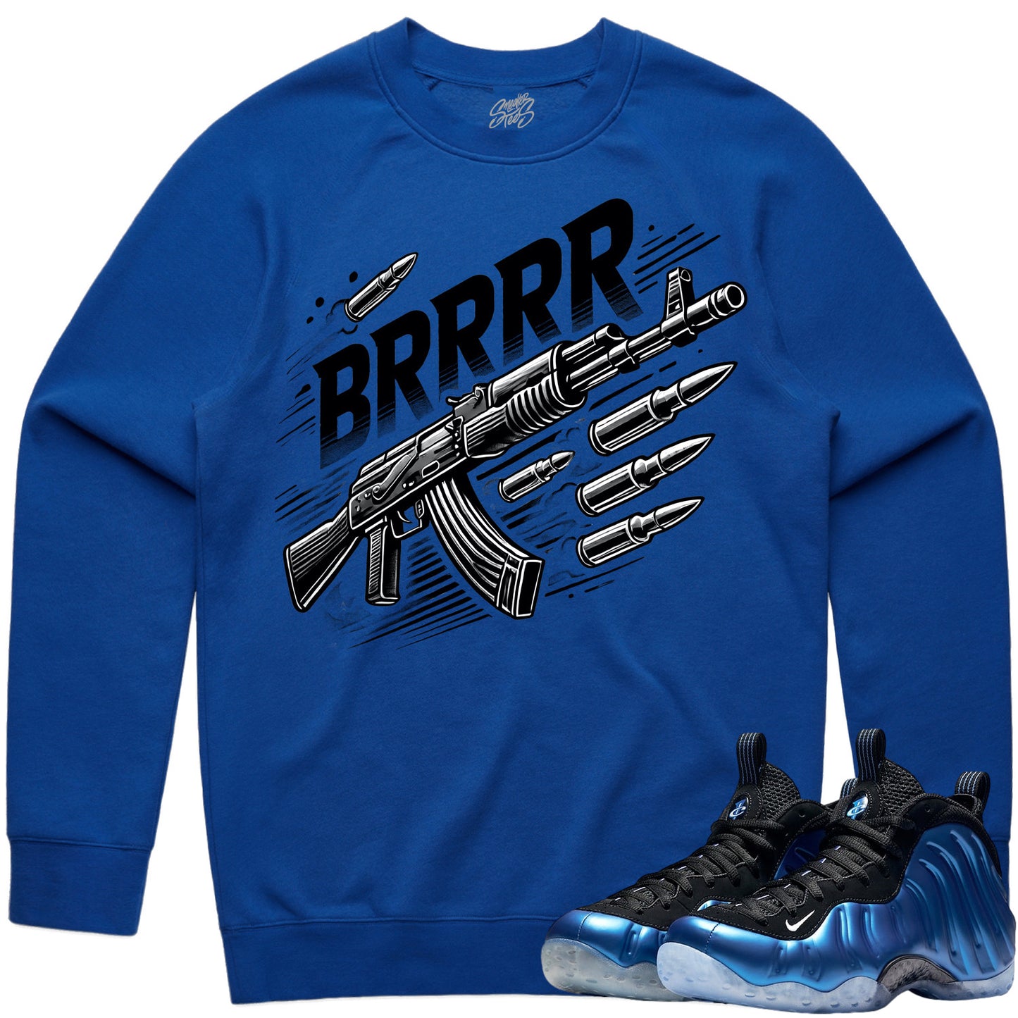 International Blue Royal Foamposite Sweater to Match - Brrr