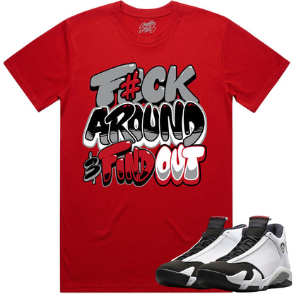 Black Toe 14s Shirt to Match - Jordan 14 Sneaker Tees - F#ck