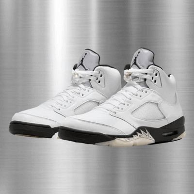 Reverse Metallic 5s Sneaker Clothing