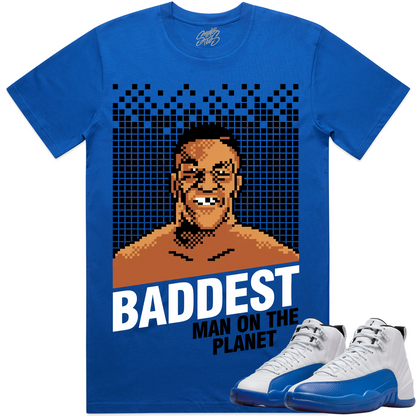 Blueberry 12s Shirt to Match - Jordan 12 Sneaker Tees - Baddest