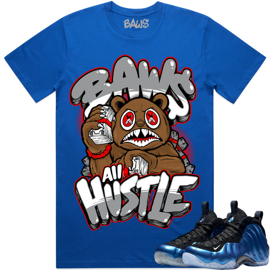 International Blue Royal Foamposites Shirt to Match - Hustle Baws