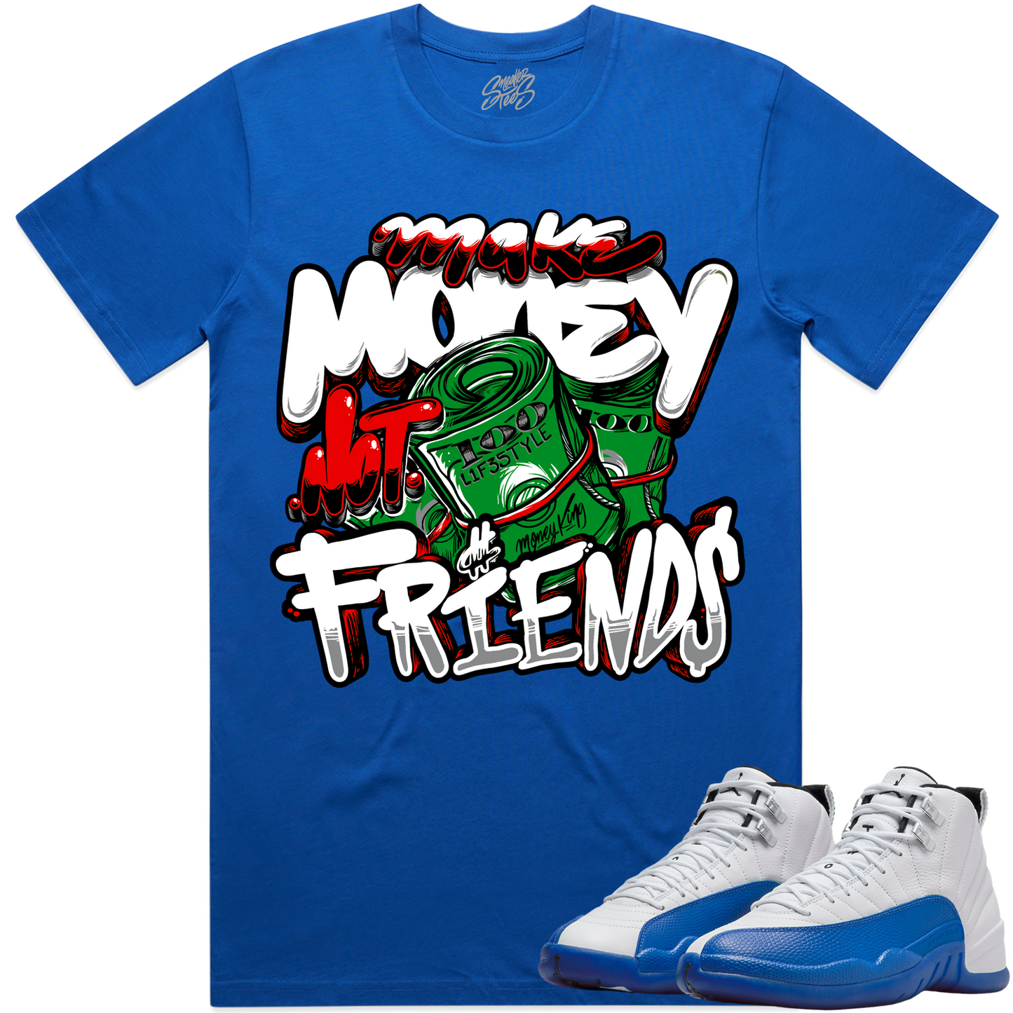 Jordan Blueberry 12s Shirt to Match - Jordan 12 Sneaker Tees - MMNF