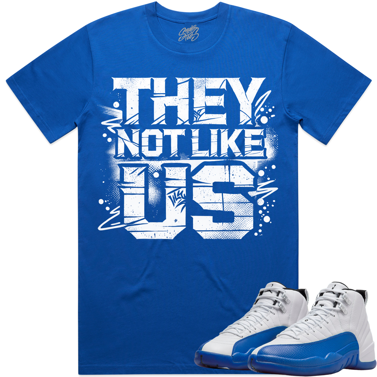 Blueberry 12s Shirt to Match - Jordan 12 Sneaker Tees - TNLU