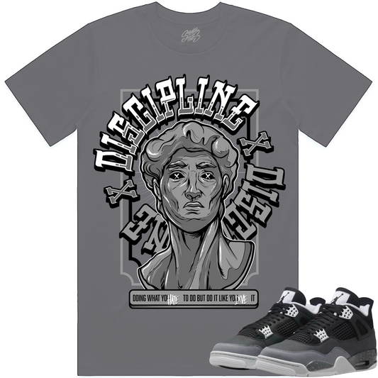 Fear 4s Shirt to Match - Jordan 4 Matching Sneaker Tees - Discipline