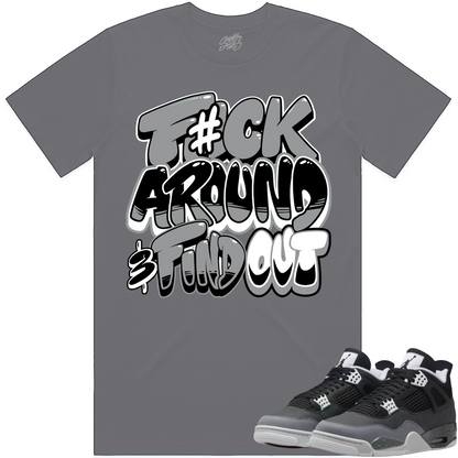 Fear 4s Shirt to Match - Jordan 4 Matching Sneaker Tees - F#ck