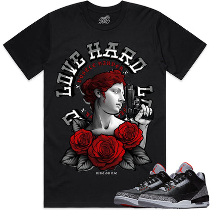 Black Cement 3s Shirt to Match - Jordan 3 Sneaker Tees - Aphrodite