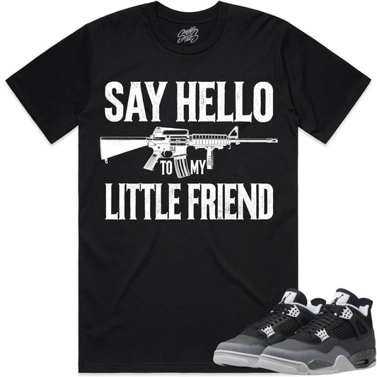 Fear 4s Shirt to Match - Jordan 4 Sneaker Tees - Little Friend