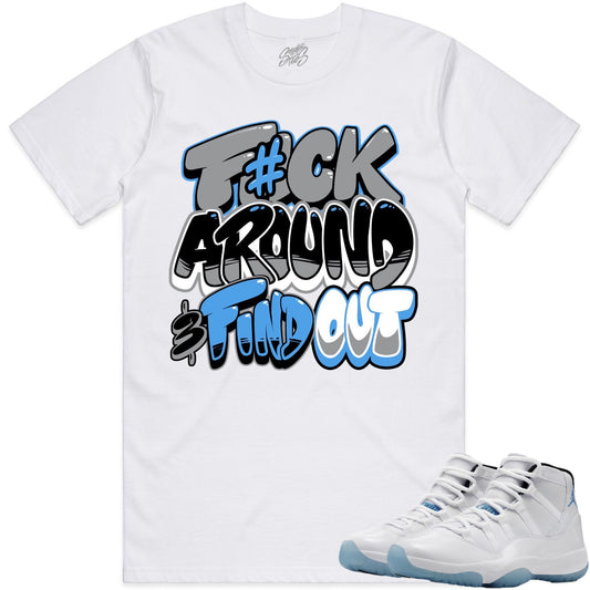 Jordan Legend Blue 11s Shirt to Match - Jordan 11 Sneaker Tees - F#ck