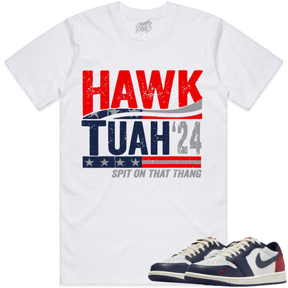 Jordan 1 Low Howard Sneaker Tees - Shirt to Match - Hawk