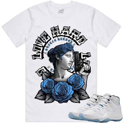 Jordan Legend Blue 11s Shirt to Match - Jordan 11 Sneaker Tees - Aphrodite