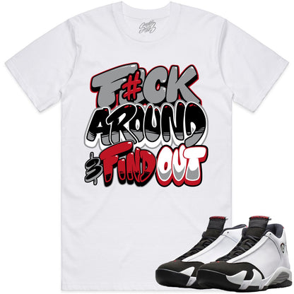 Black Toe 14s Shirt to Match - Jordan 14 Sneaker Tees - F#ck