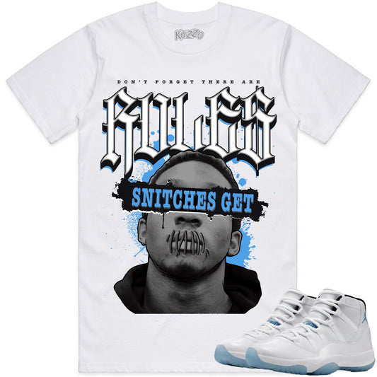 Jordan Legend Blue 11s Shirt to Match - Jordan 11 Sneaker Tees - Stitches