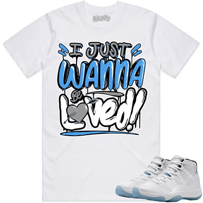 Jordan Legend Blue 11s Shirt to Match - Jordan 11 Sneaker Tees - Loved