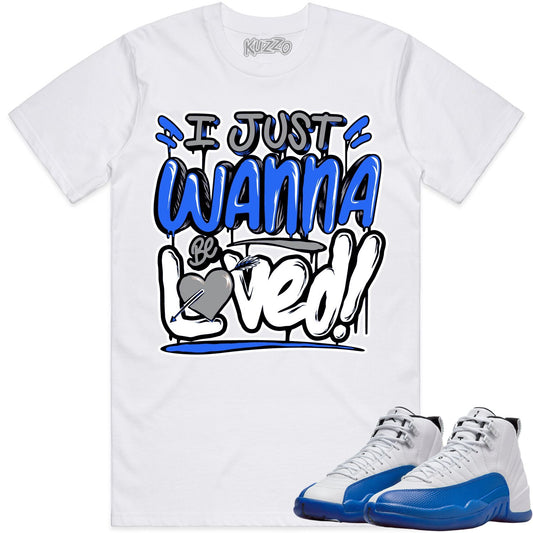 Blueberry 12s Shirt to Match - Jordan 12 Sneaker Tees - Loved