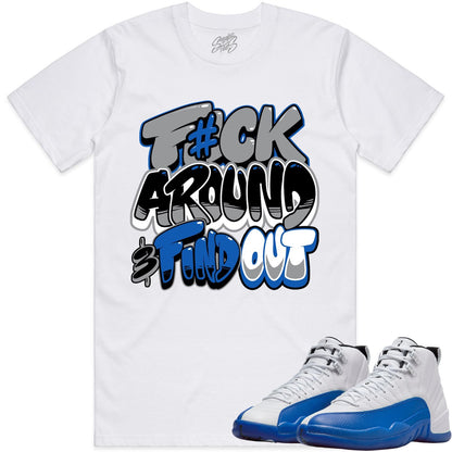 Blueberry 12s Shirt to Match - Jordan 12 Sneaker Tees - F#ck