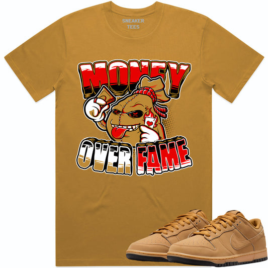 Wheat Dunks Shirt to Match - Wheat Dunks Sneaker Tees - Money over Fame