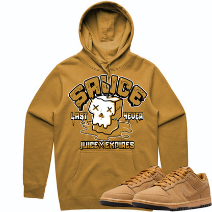 Wheat Dunks Hoodie to Match - Dunks Sneaker Tees - Sauce