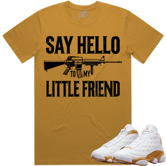 Jordan 13 Wheat 13s Shirt to Match - Little Friend