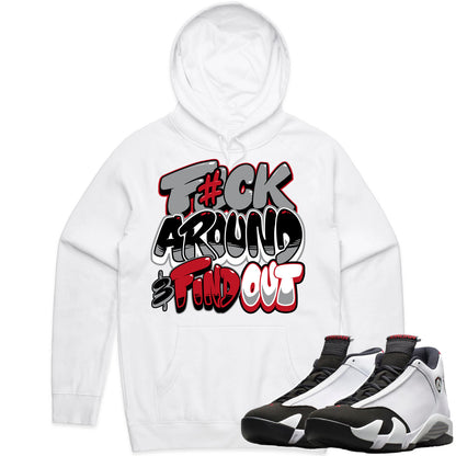 Black Toe 14s Hoodie to Match - Jordan 14 Sneaker Tees - F#ck