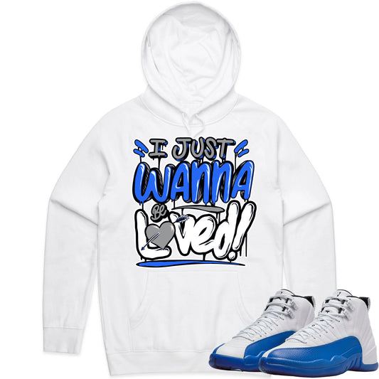 Blueberry 12s Hoodie to Match - Jordan 12 Sneaker Tees - Loved