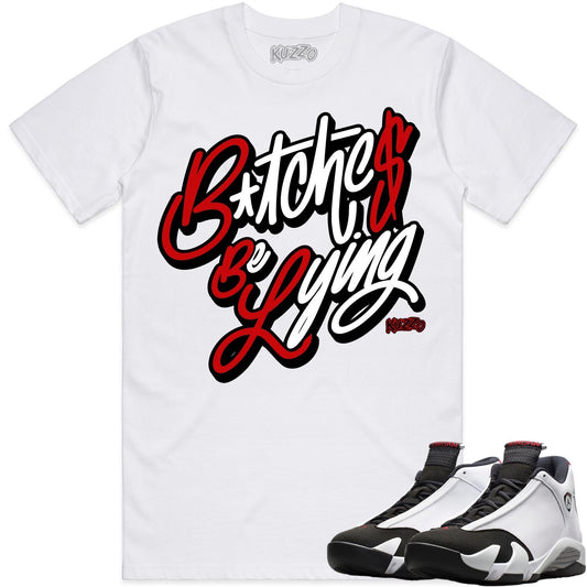 Black Toe 14s Shirt to Match - Jordan 14 Sneaker Tees - BBL