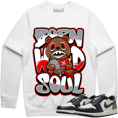 Mocha Low 1s Sweater to Match - Jordan 1 Matching Sweatshirt - Born Wild Baws