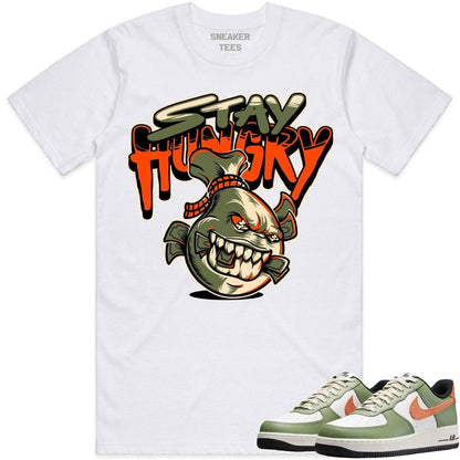 Air Force 1 Oil Green Shirt - AF1 Oil Green Shirts - Stay Hungry