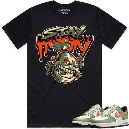 Air Force 1 Oil Green Shirt - AF1 Oil Green Shirts - Stay Hungry