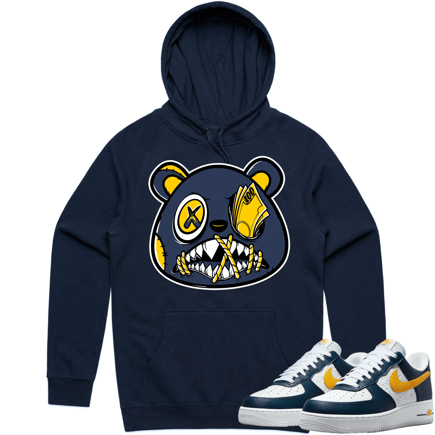 Air Force One Michigan Hoodie - AF1s Hoodies - Money Talks Baws