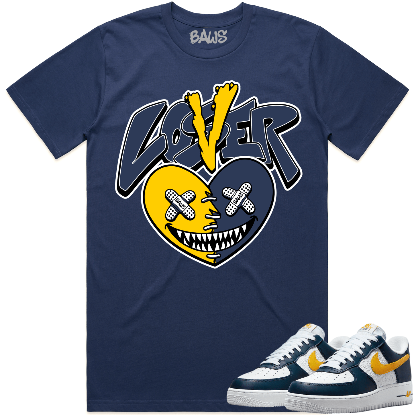 Air Force One Michigan Shirt - AF1s Sneaker Tees - Lover Loser Baws