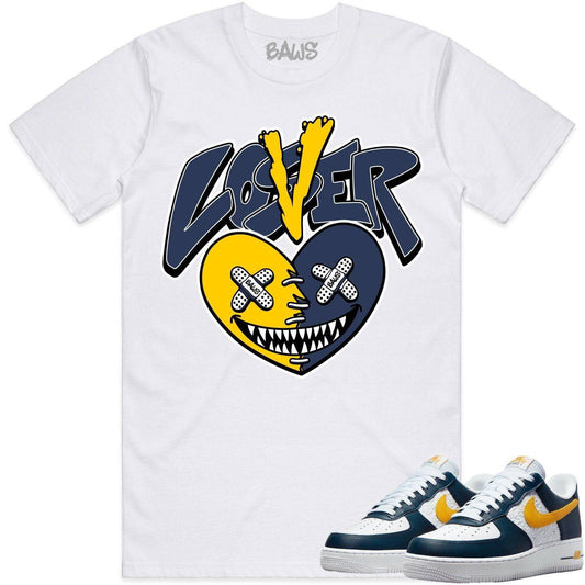 Air Force One Michigan Shirt - AF1s Sneaker Tees - Lover Loser Baws