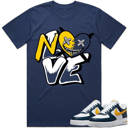 Air Force One Michigan Shirt - AF1s Sneaker Tees - No Love Baws