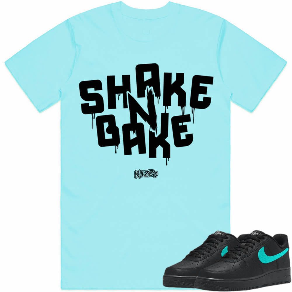 Air Force One Tiffany AF1 | Sneaker Tees | Shirt to Match | Shake Bake