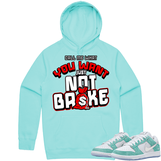 April Dunks Hoodie - April Turbo Green Dunks Shirts - Red Not Broke