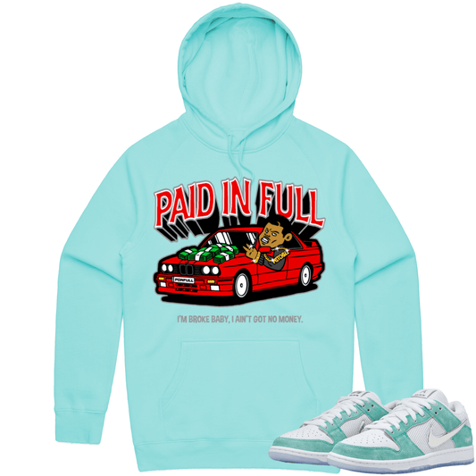 April Dunks Hoodie - April Turbo Green Dunks Shirts - Red Paid