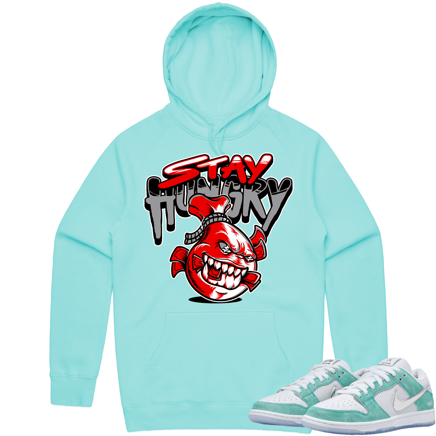 April Dunks Hoodie - April Turbo Green Dunks Shirts - Stay Hungry