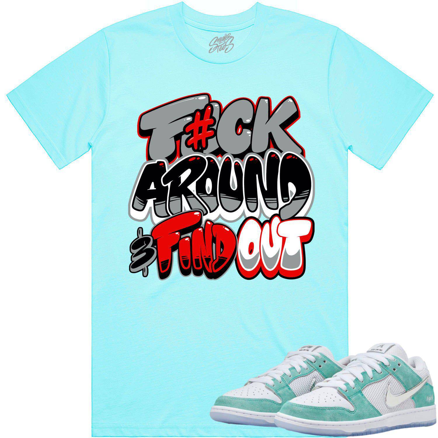 April Dunks Shirt - Dunks SB April Sneaker Tees - F#CK