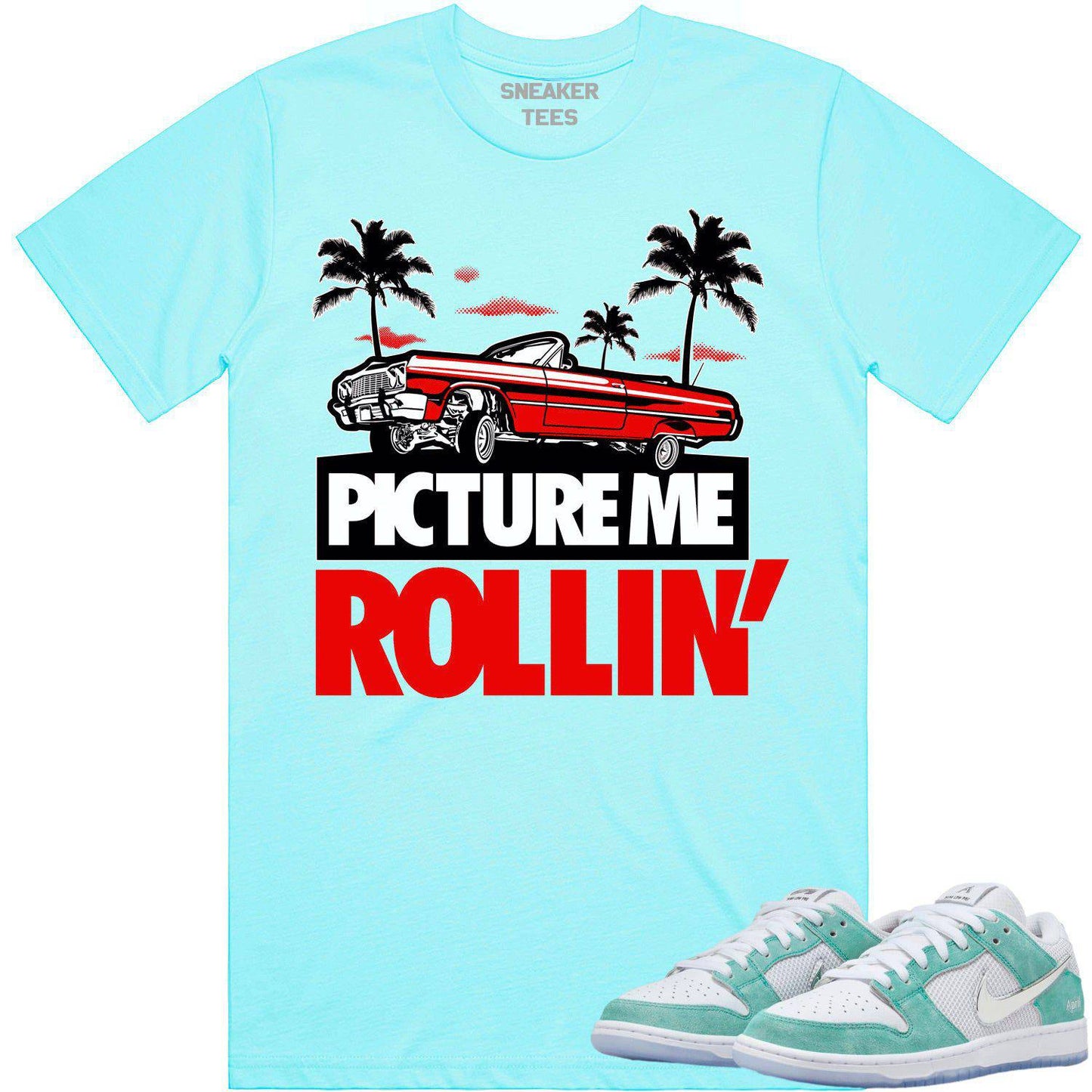 April Dunks Shirt - Dunks SB April Sneaker Tees - Red Picture