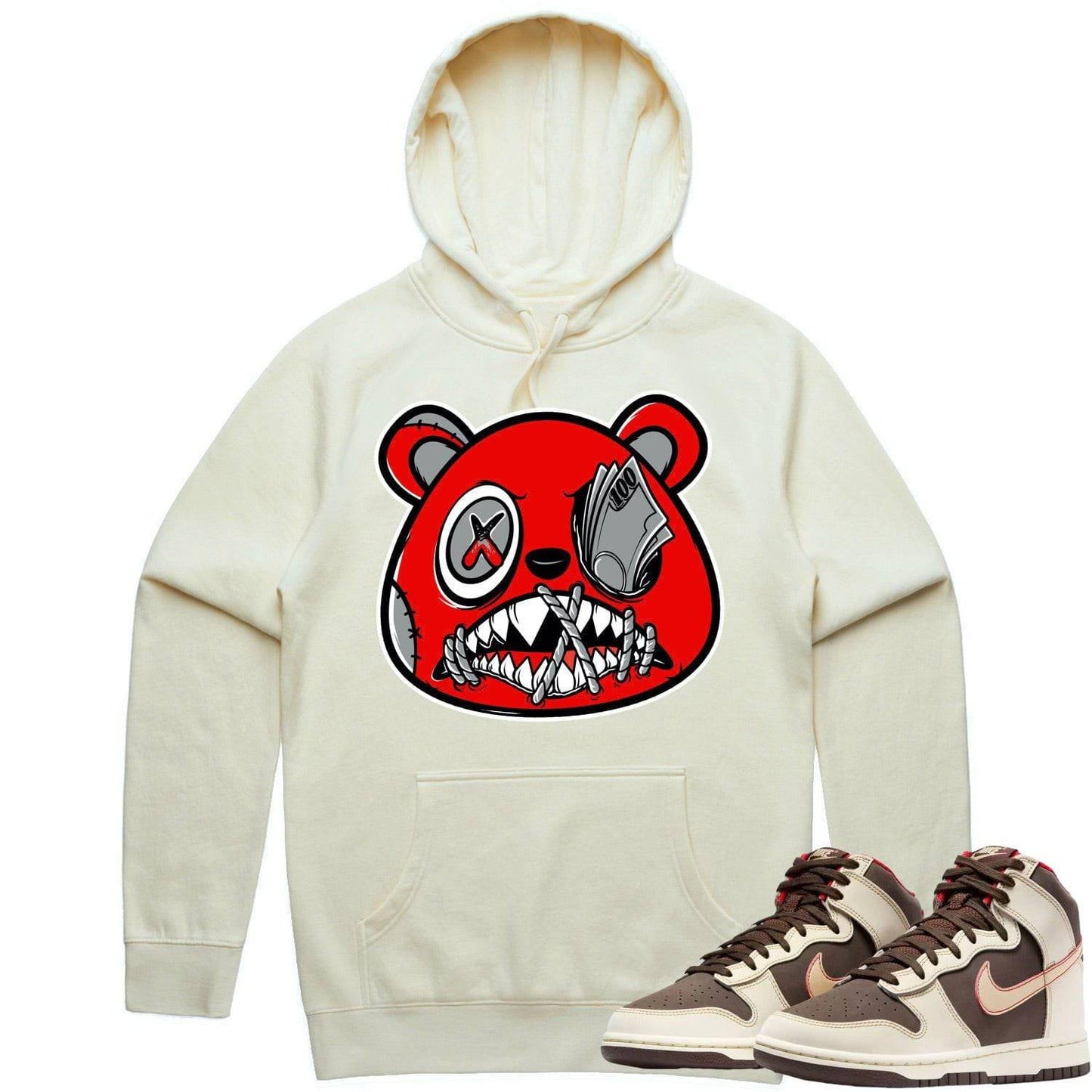 Baroque Brown Dunks Hoodie - Dunks Hoodies - Angry Money Talks Baws