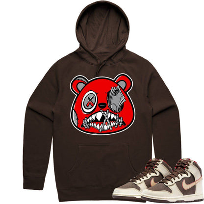 Baroque Brown Dunks Hoodie - Dunks Hoodies - Angry Money Talks Baws