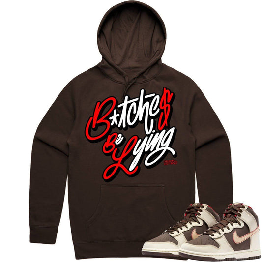 Baroque Brown Dunks Hoodie - Dunks Hoodies - Red BBL